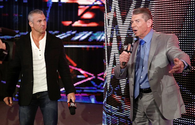 Shane McMahon and Vince McMahon