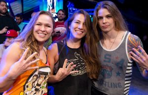 Ronda Rousey, Marina Shafir and Jessamyn Duke