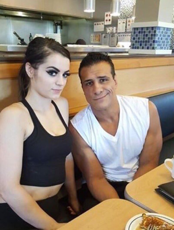 Paige and Alberto Del Rio