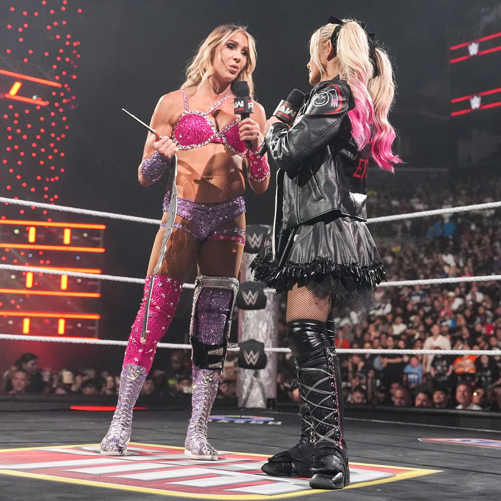 Charlotte Flair and Alexa Bliss