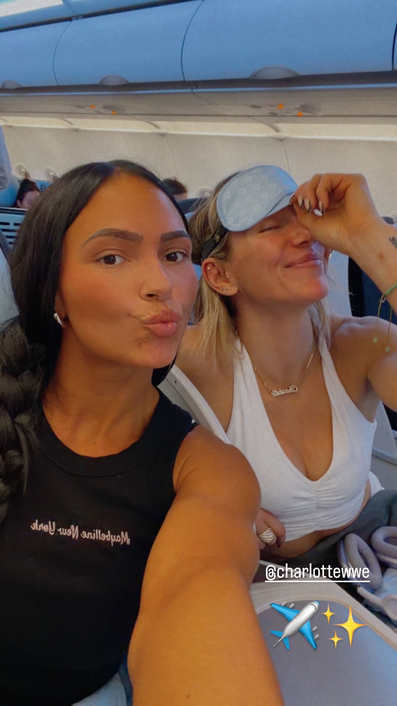 Kiana James and Charlotte Flair