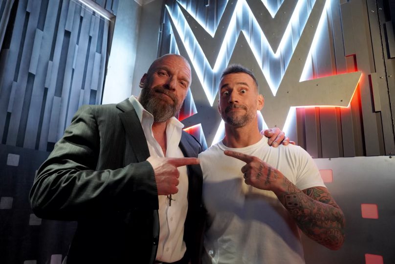 CM Punk and Triple H