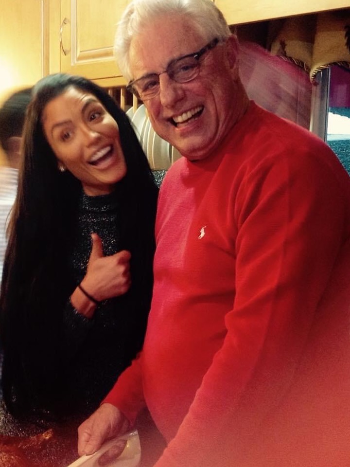 Natalie Eva Marie and her father Barry Nelson