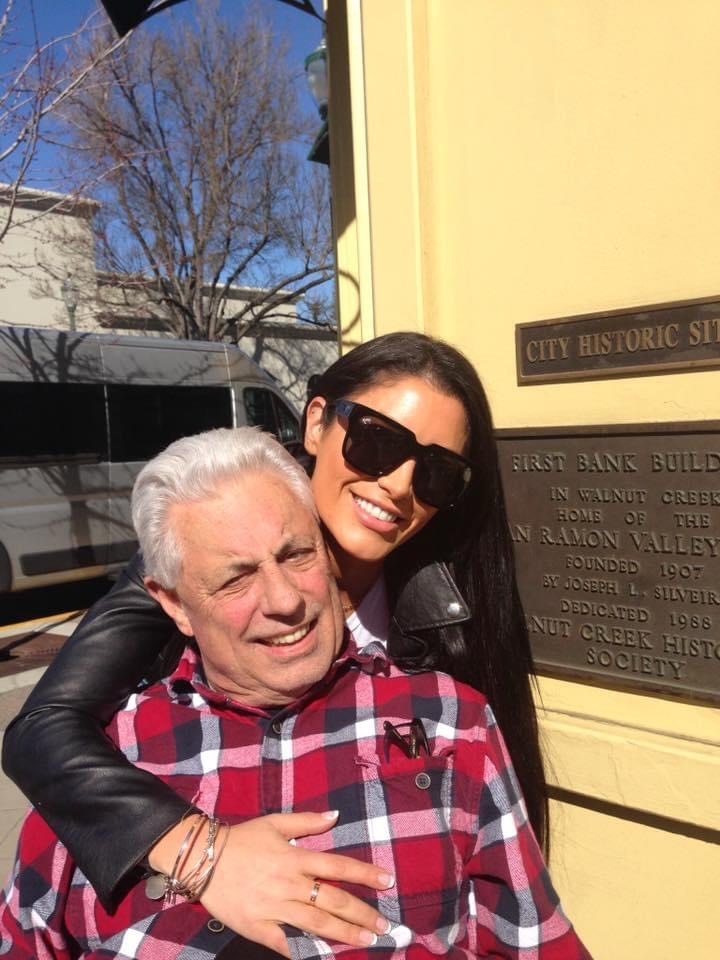 Natalie Eva Marie and her father Barry Nelson