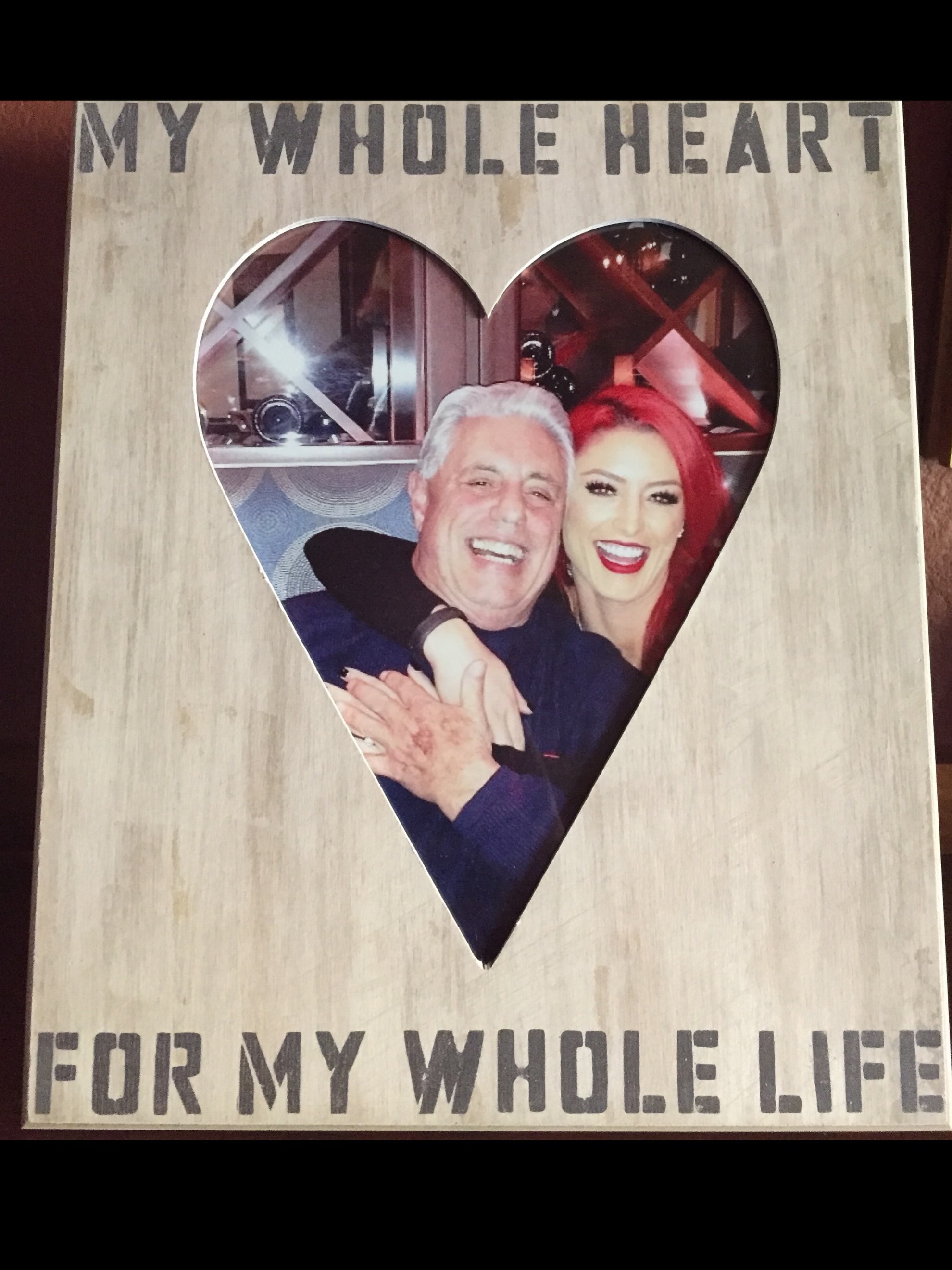 Natalie Eva Marie and her father Barry Nelson