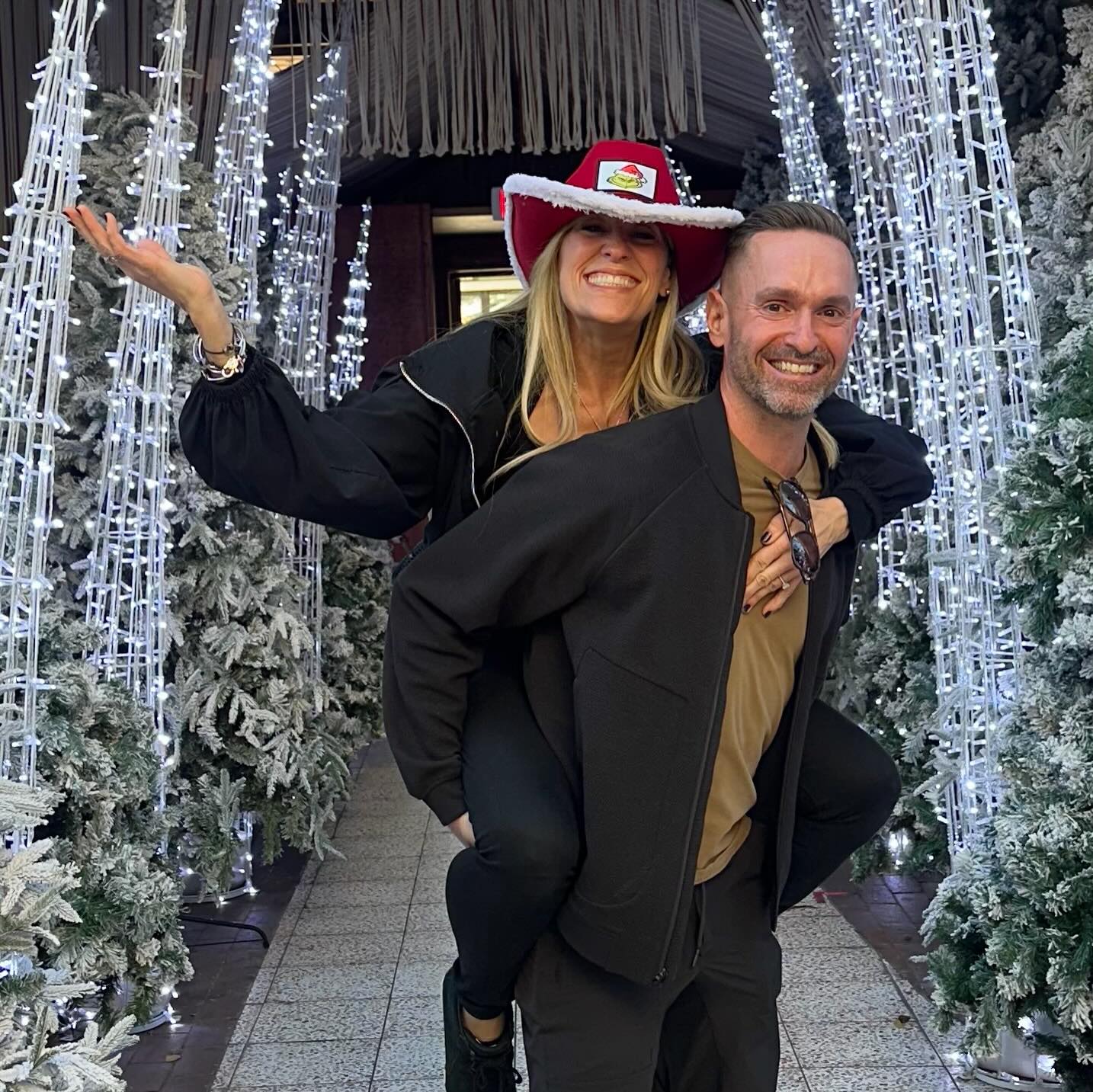 Lilian Garcia with her fiancé, Patrick Ellrich