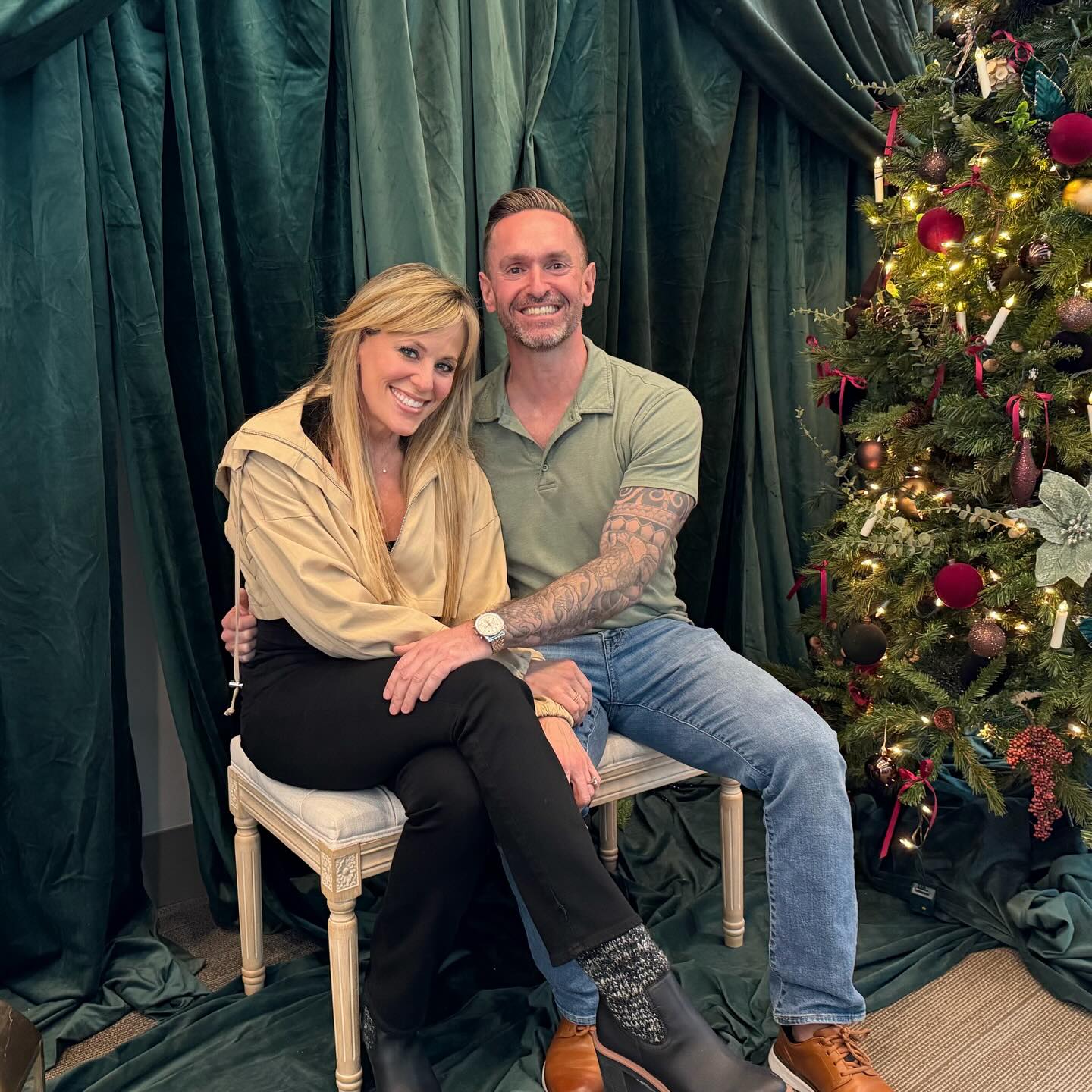 Lilian Garcia with her fiancé, Patrick Ellrich
