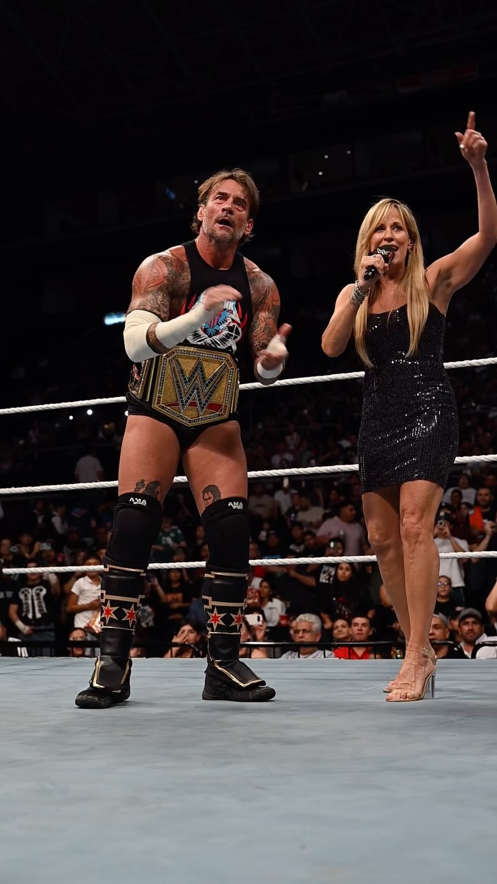 Lilian Garcia and CM Punk