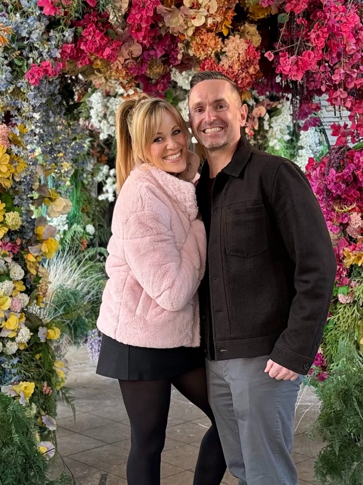 Lilian Garcia with her fiancé Patrick Ellrich