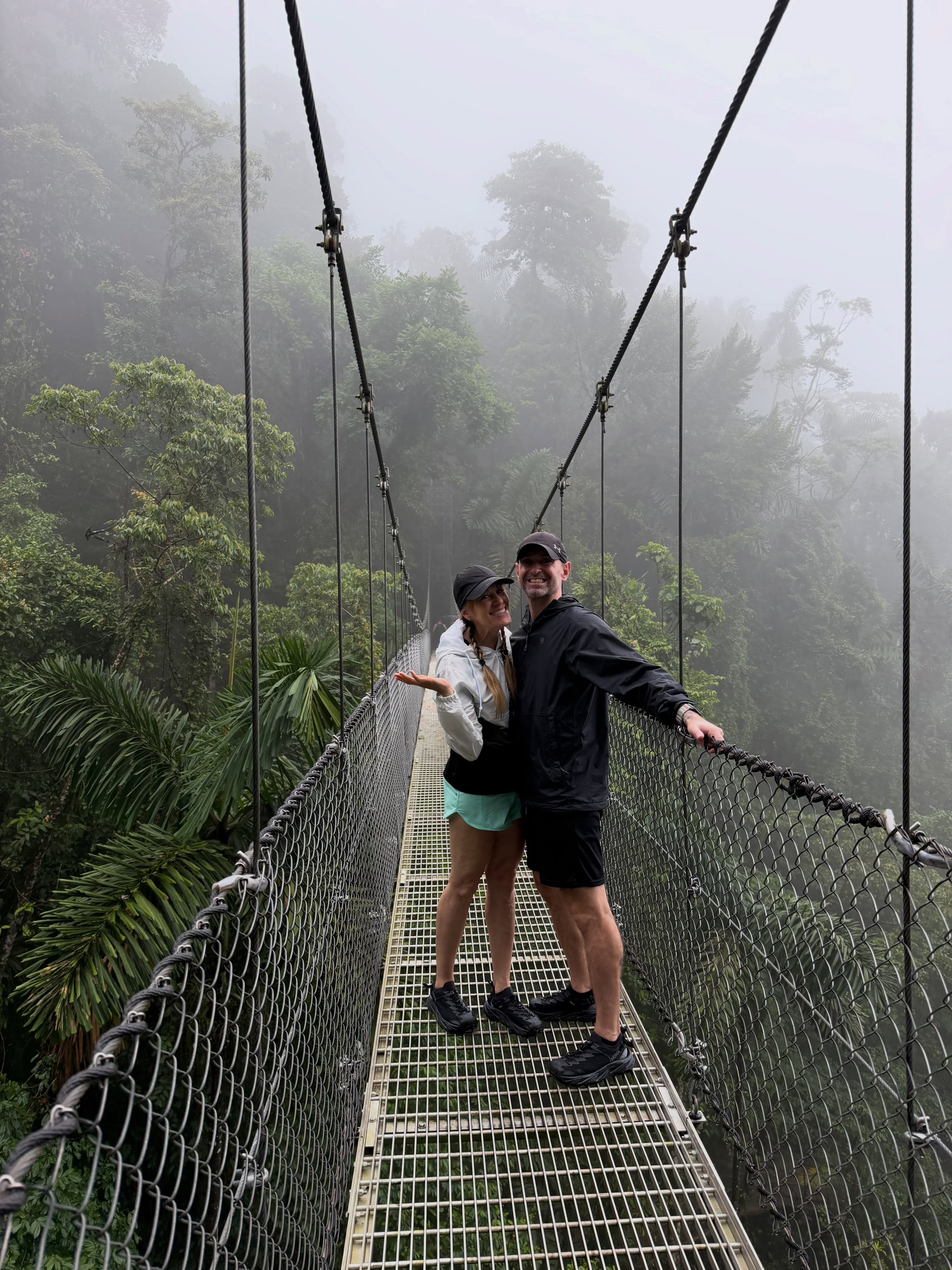 Lilian Garcia exploring La Fortuna, Alajuela, Costa Rica with her husband, Patrick Ellrich