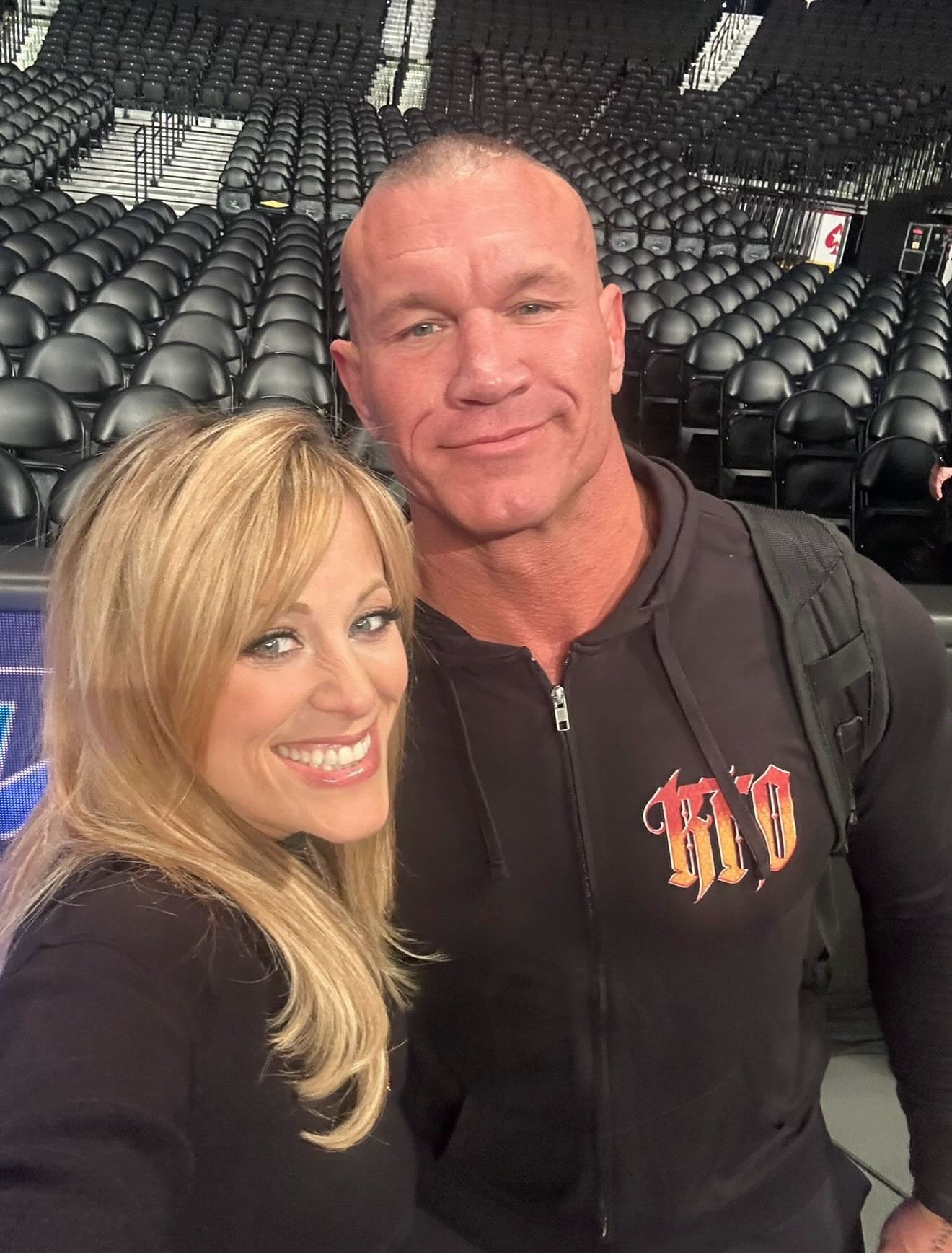 Lilian Garcia and Randy Orton