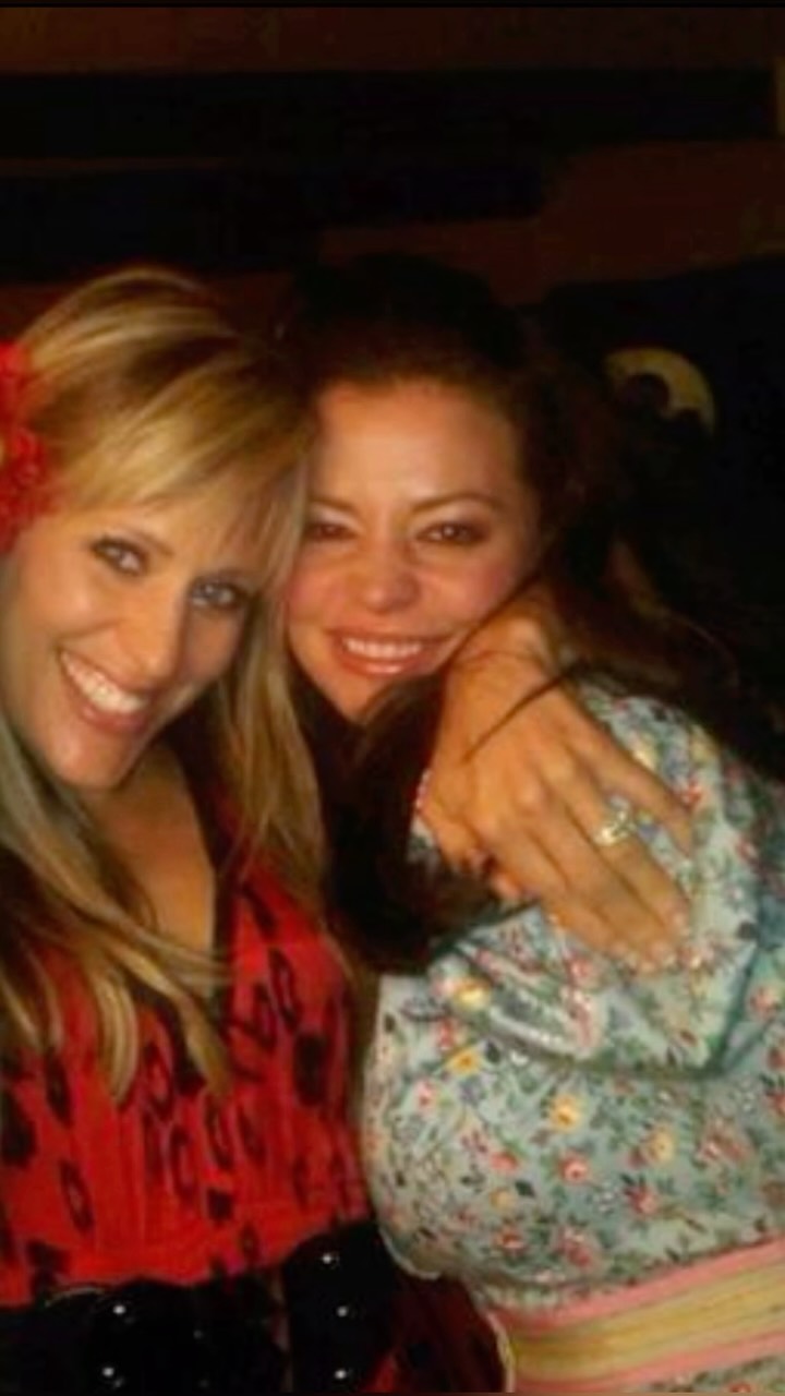 Candice Michelle and Lilian Garcia