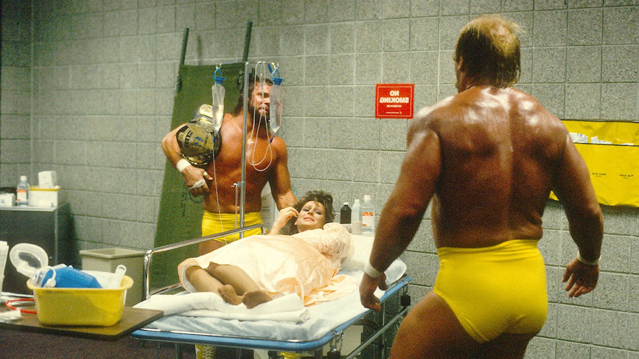 Randy Savage, Miss Elizabeth and Hulk Hogan