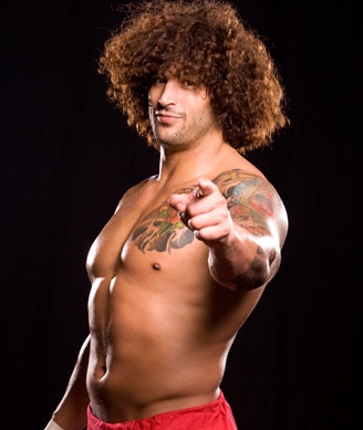 ECW Superstar Ricky Ortiz Pointing