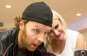 Dean Ambrose and Renee Young