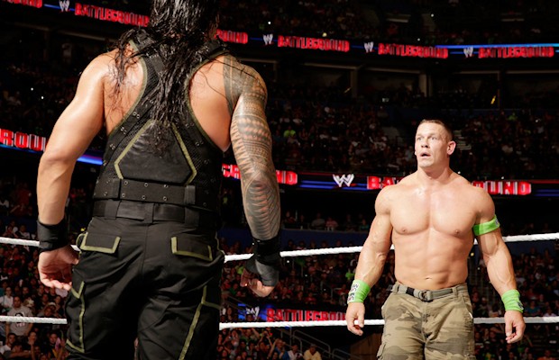 John Cena and Roman Reigns