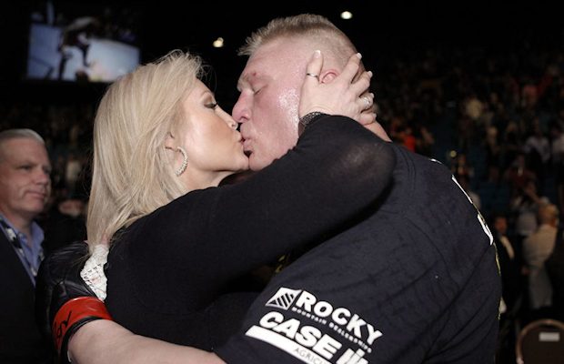 Brock and Rena Lesnar