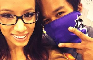 Sasha Banks and Mikaze