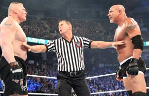 Goldberg vs. Brock Lesnar