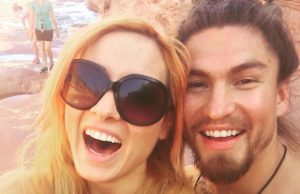 Becky Lynch and Luke Sanders