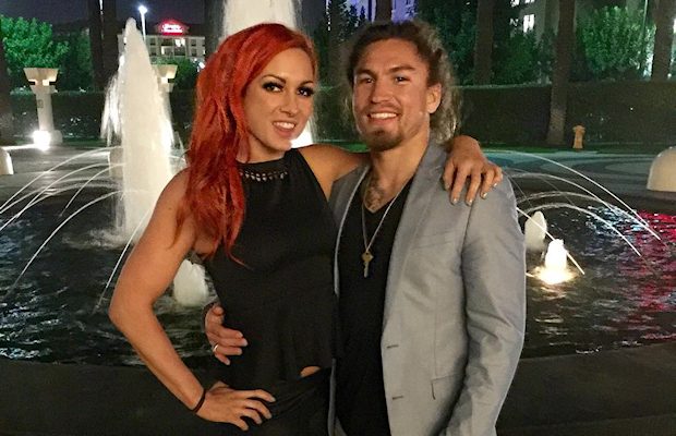 Becky Lynch and Luke Sanders