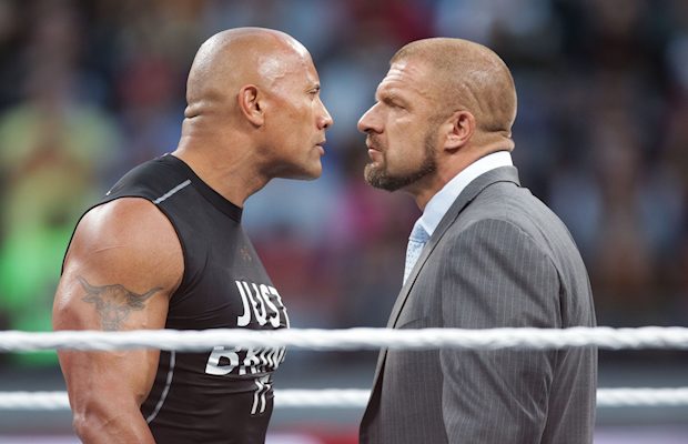 Dwayne "The Rock" Johnson and Triple H