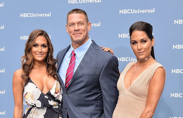 Nikki Bella, John Cena and Nikki Bella