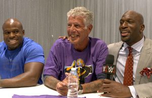 Anthony Bourdain is revealed as Titus O'Neil's latest acquisition to Titus Worldwide