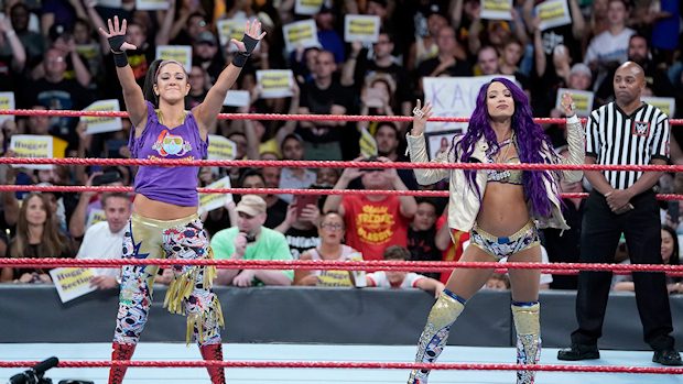 Bayley and Sasha Banks