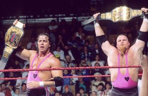 Bret Hart and Jim "The Anvil" Neidhart