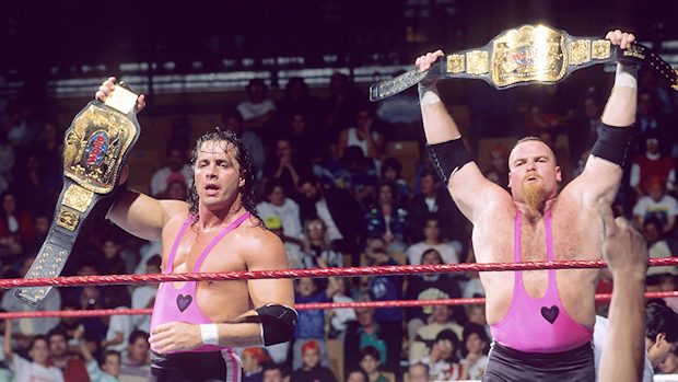 Bret Hart and Jim "The Anvil" Neidhart