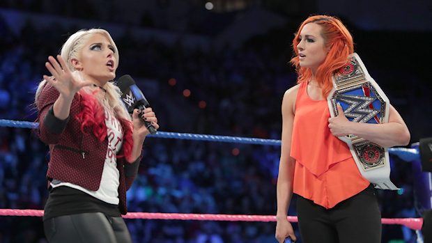 Alexa Bliss and Becky Lynch