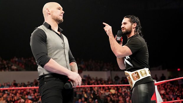 Seth Rollins and Baron Corbin