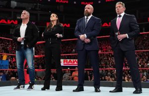 Shane McMahon, Stephanie McMahon, Triple H and Mr. McMahon