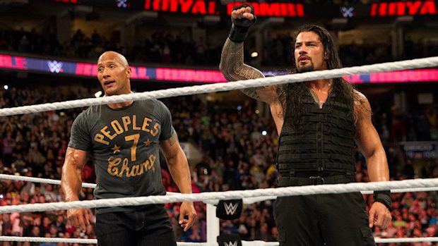 Dwayne "The Rock" Johnson and Roman Reigns