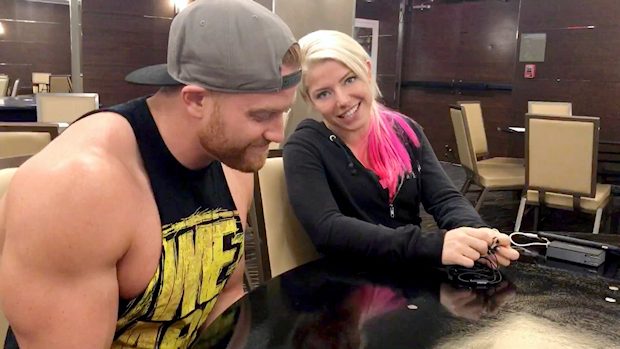 Buddy Murphy and Alexa Bliss