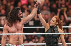 Seth Rollins and Becky Lynch