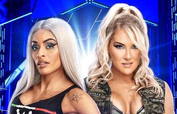 Zelina Vega and Lacey Evans