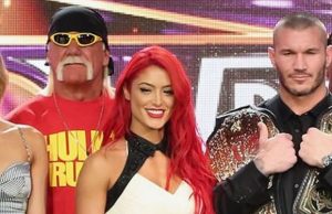 Hulk Hogan, Eva Marie and Randy Orton