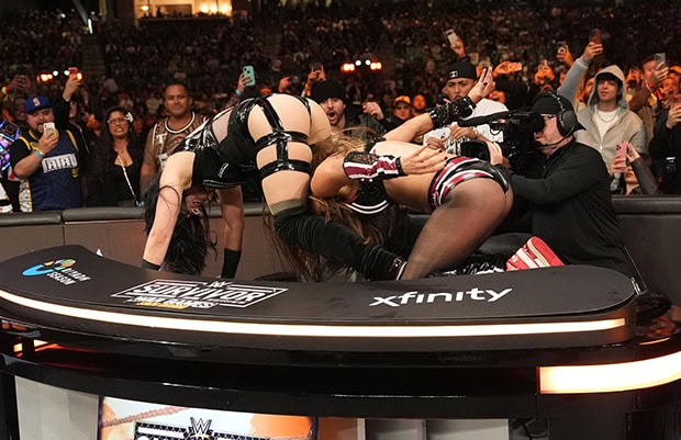 Stephanie Vaquer and Nikki Bella