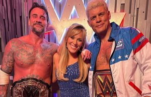 CM Punk, Lilian Garcia and Cody Rhodes