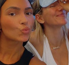 Kiana James and Charlotte Flair