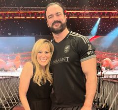 Lilian Garcia and Drew McIntyre