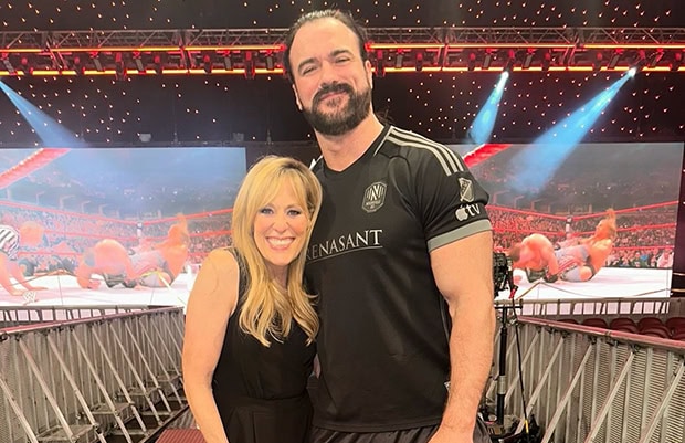 Lilian Garcia and Drew McIntyre