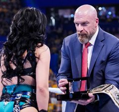 Stephanie Vaquer and Triple H