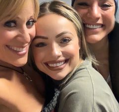 Lilian Garcia, Liv Morgan and Raquel Rodriguez