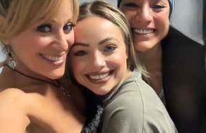 Lilian Garcia, Liv Morgan and Raquel Rodriguez