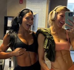 Kiana James and Charlotte Flair