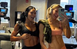 Kiana James and Charlotte Flair