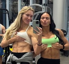 Charlotte Flair and Kiana James